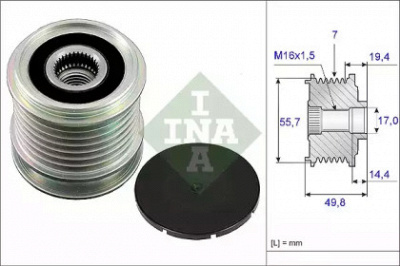 WILMINK GROUP wg1253739 -  Механизм свободного хода генератора